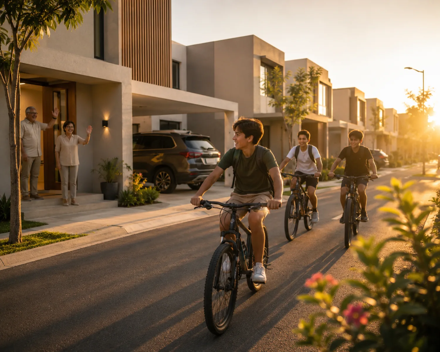 Calles privadas y vida familiar en Mont-Real Villas
